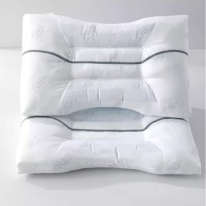 水星家纺 清馨荞麦健眠枕头 抗菌荞麦枕芯  加厚型 双人一对装
