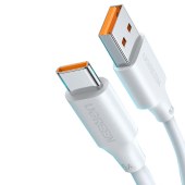 绿联（UGREEN）40199 USB2.0转Type-C 快充数据线 PVC外被 电流6A（MAX）0.5米/白色