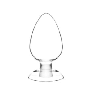 玻璃瓶 锥形 锥形鸡心玻璃瓶 500ml  100个/组