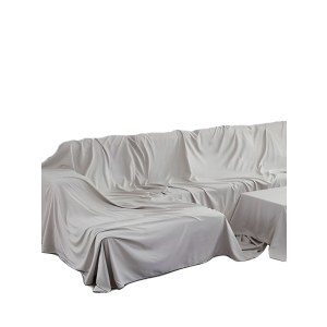 家具防尘布遮盖防灰尘罩布大盖布床遮灰布家用沙发遮尘布遮挡布料  3*15米 银灰色