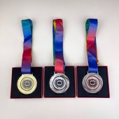 双面奖牌定制 运动会奖章 奖杯挂件 表彰纪念品 6cm直径 200个/组