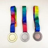 双面奖牌定制 运动会奖章 奖杯挂件 表彰纪念品 6cm直径 200个/组