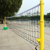 移动式排球柱 齿轮升降 带网主管3寸排球网柱（含场地画线安装）2个/副