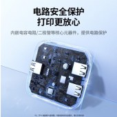 绿联 CM689 USB打印机共享器双向切换 2进1出/1进2出 双芯秒切25162