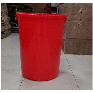塑料桶 大号 加厚水桶 大号垃圾桶 直径52cm 高度53cm 红色