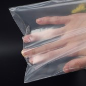 自封袋 20丝密封口塑料食品级pe包装袋 加厚透明 30*40cm