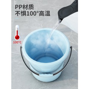 塑料蓝色手提圆桶 家用耐摔洗衣桶 32*30*24cm