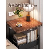 分区收纳置物架 3层置物车 黑色 43*30*77cm 加厚 顶部置物板 万向轮款 单位 个