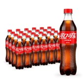 可口可乐 经典清爽碳酸饮料 500ml*24瓶 整箱装 （新老包装随机发货）单位 箱