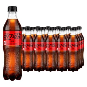 可口可乐 零度无糖汽水 500ml*24瓶/箱 整箱装 （新老包装随机发货）单位 箱