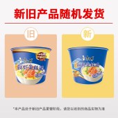 康师傅 鲜虾鱼板桶面 速食食品 整箱装 12桶/箱