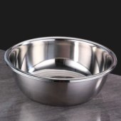 白钢盆 直径22cm深度约8-9cm 家用白钢盆 单位 个