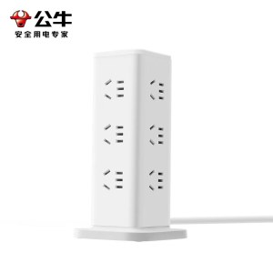 公牛（BULL） GNV-UL1012 白色 立式插座 12位总控开关 全长3米 单位 个