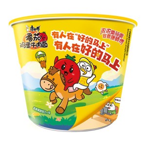 康师傅 番茄鸡蛋桶面 速食食品 整箱装 12桶/箱