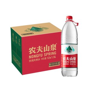 农夫山泉 饮用水 1.5L*12瓶 饮用天然水 单位：箱