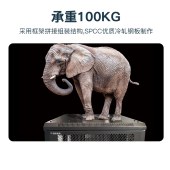 机柜 600*600*600mm 网络机柜 网门前后均可开门 黑色