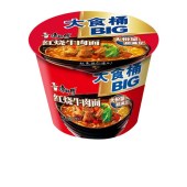 康师傅 红烧牛肉面  BIG大食桶 方便面 桶装 12桶/箱 整箱装 （新老包装随机发货）单位 箱