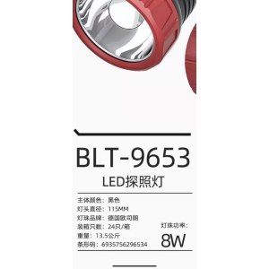 波来特 BLT-9653 LED探照灯 8W 户外应急灯 （单位：个）