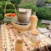 书法文字背景纸  50*75cm 教学道具古风背景纸微防水 （颜色随机）