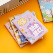 胶套便携笔记本卡通 7.7*10.7cm 50本/组（图案随机发货）