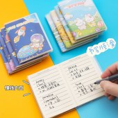 胶套便携笔记本卡通 7.7*10.7cm 50本/组（图案随机发货）