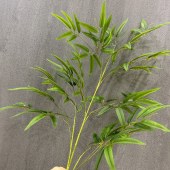 仿真竹叶 67cm 毛竹禅意花瓶摆件装饰品