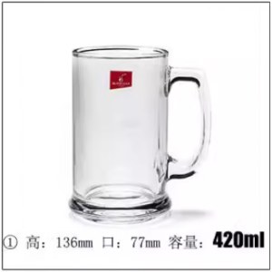 丽尊 玻璃杯 带把 KTZB10 高136mm 口77mm 420ml