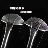 不锈钢大漏勺 密网过滤网 直径29cm 手柄长30cm 孔径0.5mm