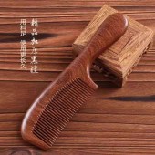 木头梳子 长19cm 加厚 家用檀木防静电