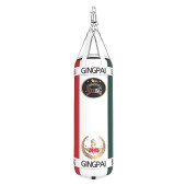 竞派 长柱1.8*0.4米 超纤皮拳击吊式沙袋 椭圆图标带旋转器 （实心含沙）单位 个