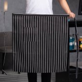 围裙 69*67cm 厨师半身裙围裙 黑白条