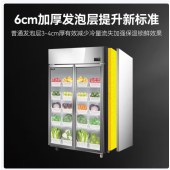 喜莱盛800L后厨果蔬不锈钢风冷保鲜柜XLS-R800F 食品果蔬保鲜柜1200*600*1920