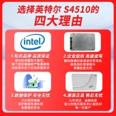英特尔（Intel） S4510 480G 数据中心企业级固态硬盘SATA3接口