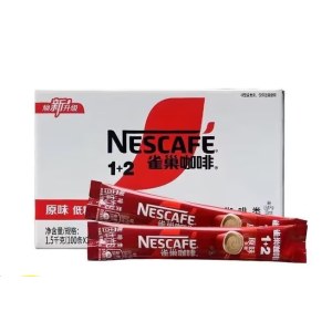 雀巢（Nestle）原味即溶15g*100条速溶咖啡粉即冲即饮品 原味 100条/盒