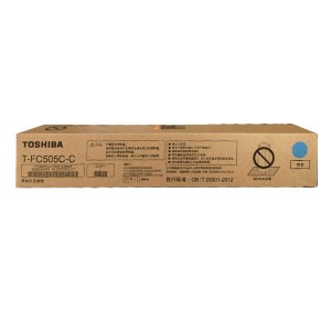 东芝（TOSHIBA）T-FC505C-C 青色粉盒（高容） 适用于：东芝2000AC/2500AC/2505AC/3005AC/3505AC/4505AC/5005AC（计价单位：支）
