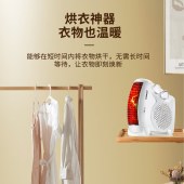 康佳（KONKA）取暖器/电暖器/电暖气/立卧两用 电热 自动控温 速热暖风机 KH-NFJ901