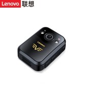联想(Lenovo)执法记录仪 64G大容量可扩展专业高清录像5800万像素微型随身便携式DSJ-2W 黑色