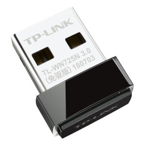 TP-LINK TL-WN725N免驱版 迷你USB无线网卡mini 笔记本台式机通用随身wifi接收器 智能安装
