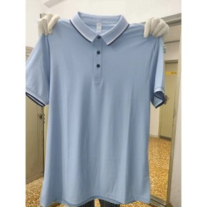 夏季工装套装 工作服 蓝色短袖衬衫+深蓝色裤子 尺码下单备注
