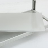 中型货架仓储 四层货架 单层承重200KG 1500*600*2000mm 白色