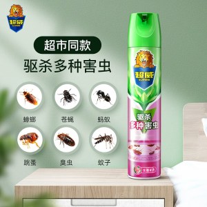 超威 杀虫气雾剂 家用杀虫剂 玫瑰花香 600ml/瓶
