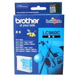 兄弟(Brother) 墨盒LC960C 青色DCP-540CN MFC-230C 265C 蓝色