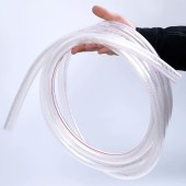 塑料水管 pvc 软管浇花浇菜 透明4分水管 70米/捆