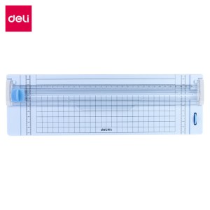 得力(deli)  14251  小型裁纸刀裁纸器 海蓝色 370*110mm 1个装