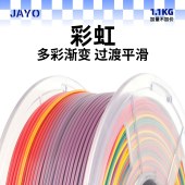 JAYO PETG彩虹01 3D打印机耗材（适用拓竹A1 P1 X1）16m渐变  1.1kg/盘