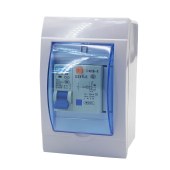 家用配电箱 开关塑料防水盒 1P漏电保护器 2-3回路空盒子