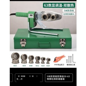 伟星4000瓦 PPR热熔机 450度 5米防烫线双滑动20-63特厚杜邦防堵套装 （单位：套）