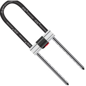 虎顿（HOTUN）A01-350 玻璃门锁加粗U型锁店铺商铺双开玻璃门锁 160-290mm