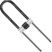 虎顿（HOTUN）A01-350 玻璃门锁加粗U型锁店铺商铺双开玻璃门锁 160-290mm