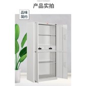 鹏发 通体扣手柜文件柜铁皮柜卷柜 900*400*1850 驼灰色 0.6mm 单位：个